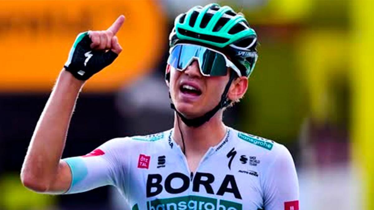 Lennard Kämna le da la primera victoria al Bora-Hansgrohe