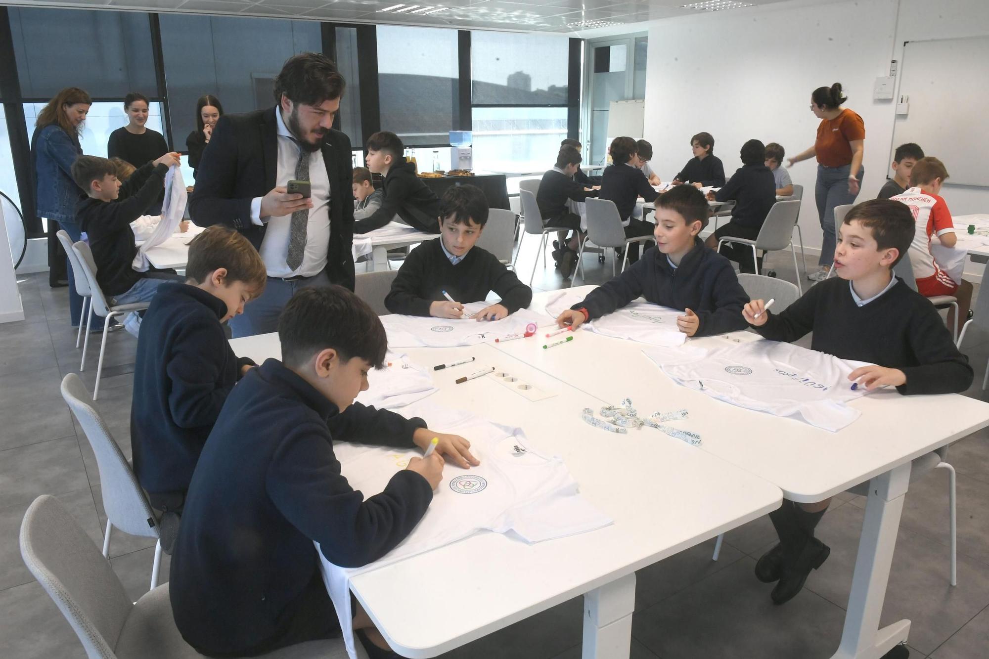 Pequeños maestros del agua en A Coruña