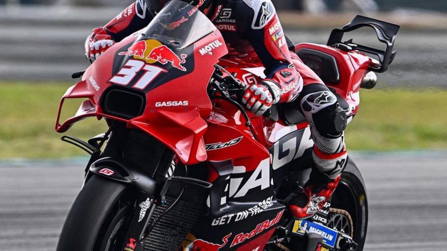 Pedro Acosta, durante la jornada en Sepang.  | TECH3 RACING/MOTO GP