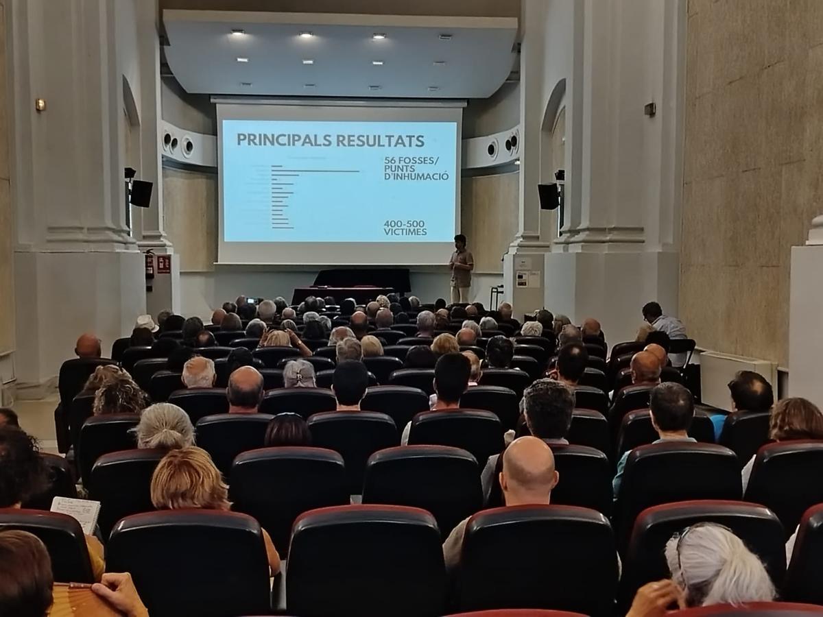 El Museu Cerdà ple durant la presentació