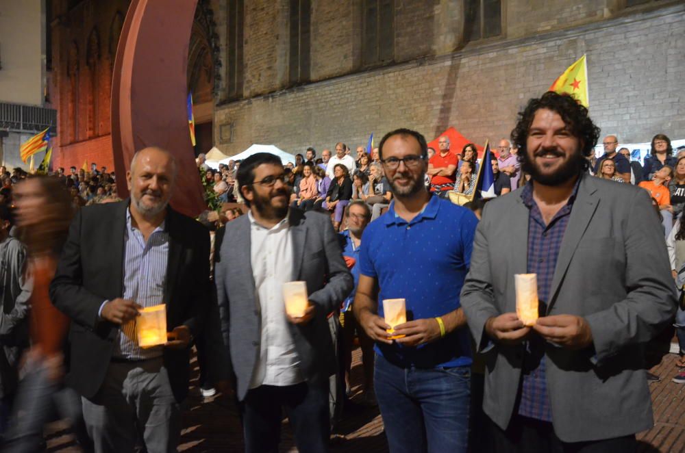 Mallorquines en la Diada de Barcelona