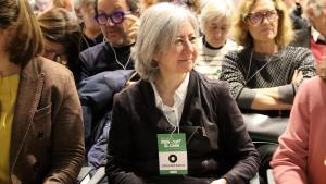 La presidenta de la ANC, Dolors Feliu, este sábado en la asamblea general de la entidad.