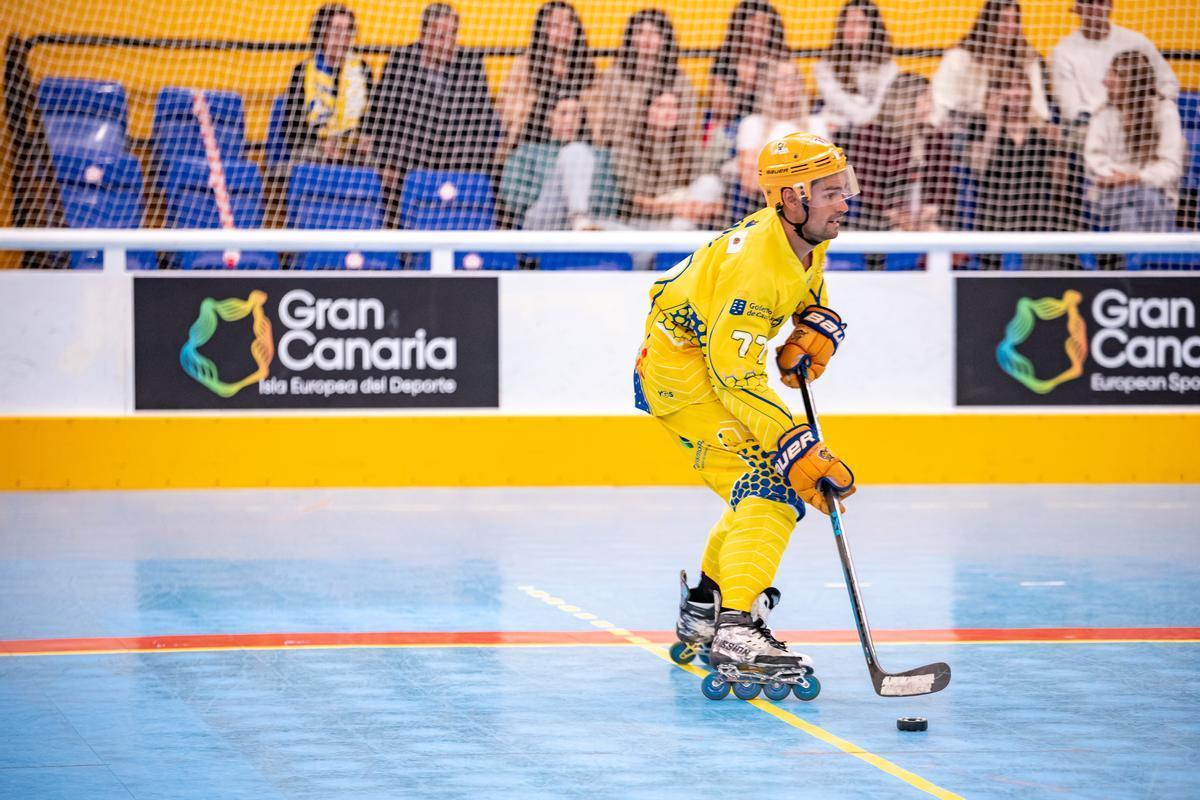 Andreu Tomàs en un oartido con el Molina Sport esta temporada.