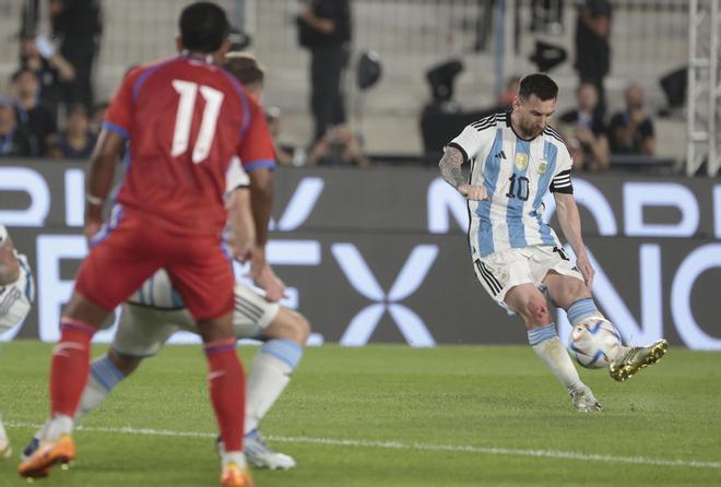La victoria de Argentina frente a Panamá, en imágenes