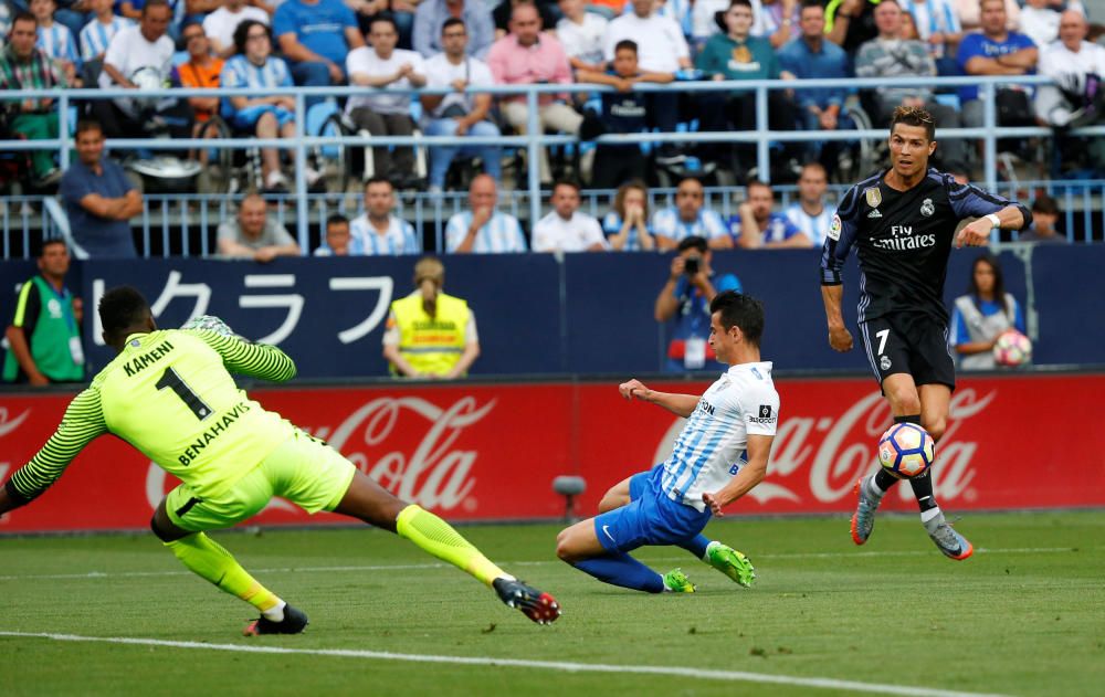 El Reial Madrid guanya la Lliga a Màlaga (0-2)