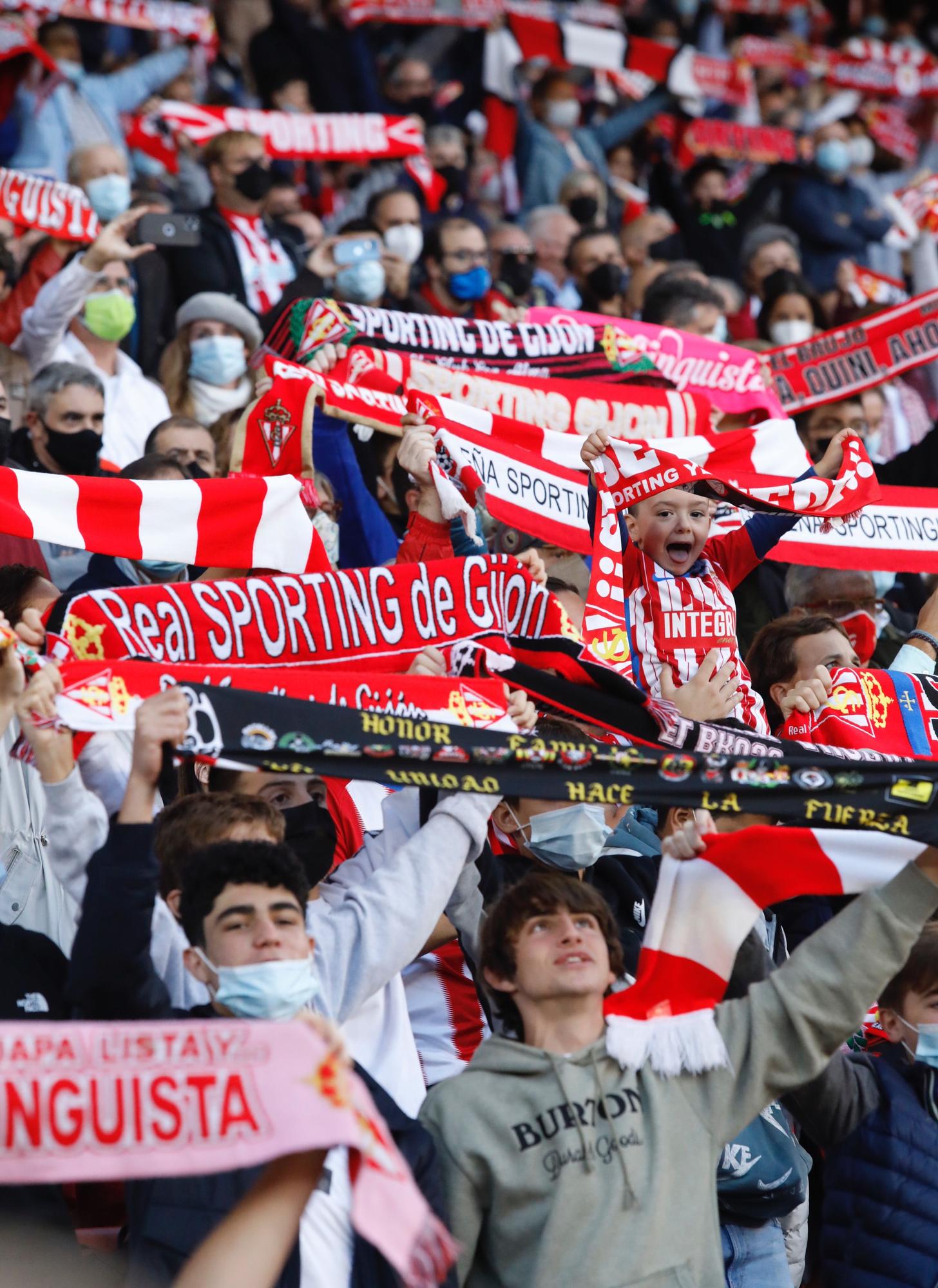 Sporting - Valladolid, en imágenes