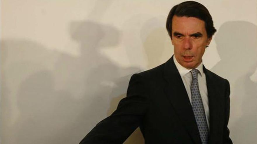 Aznar: &quot;Podemos es una amenaza para nuestro sistema democrático y nuestras libertades&quot;