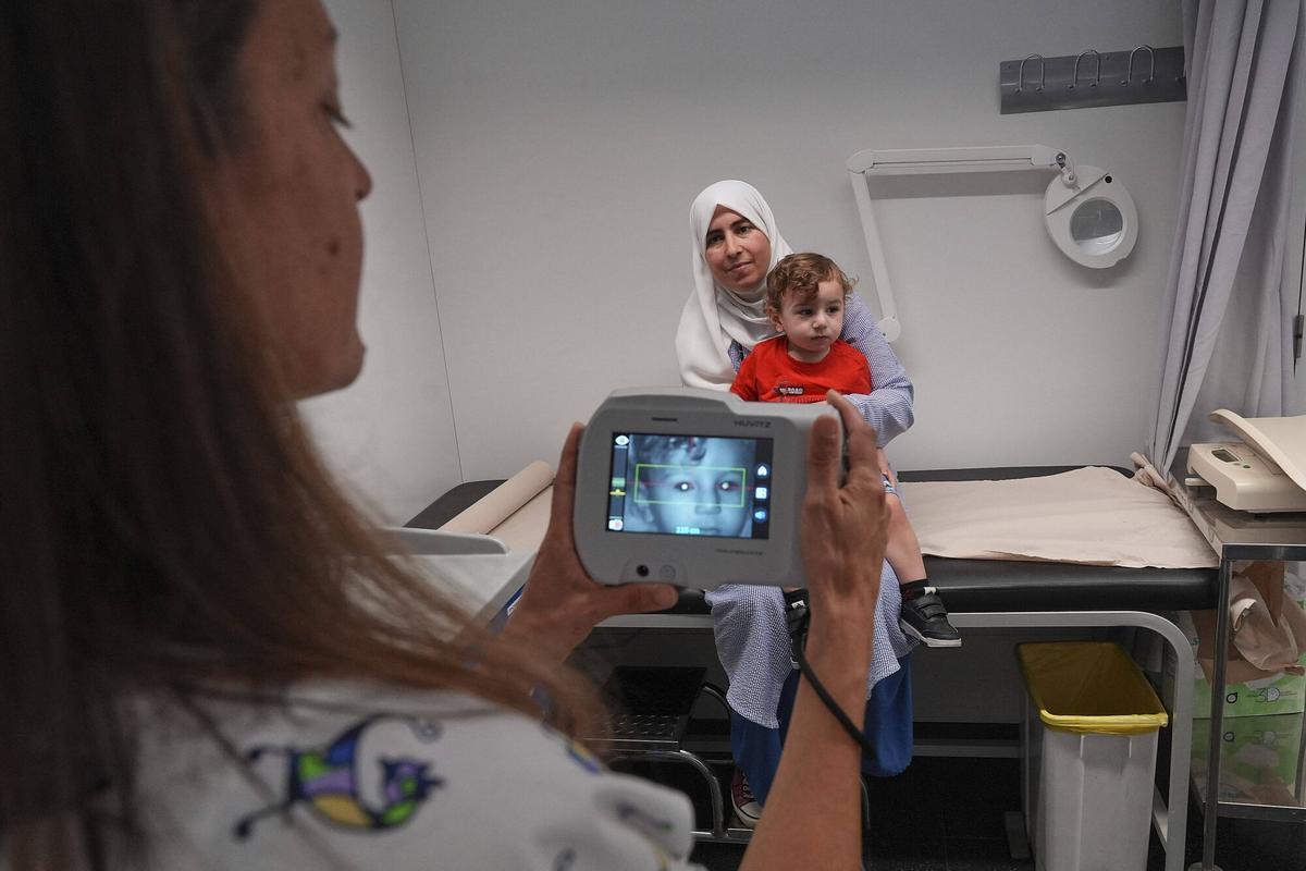Les imatges del cribratge precoç per detectar l'ull gandul