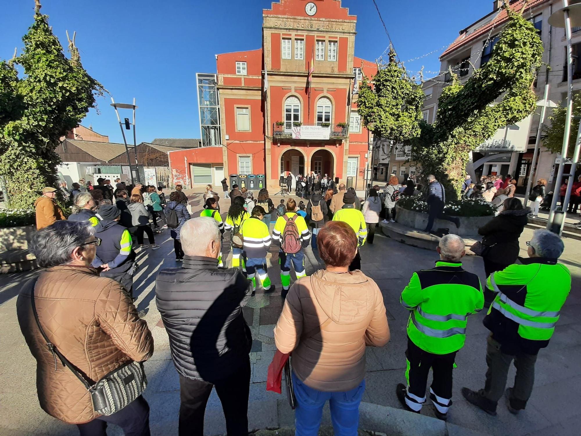 Los colegios, protagonistas en la previa del 25-N en O Morrazo