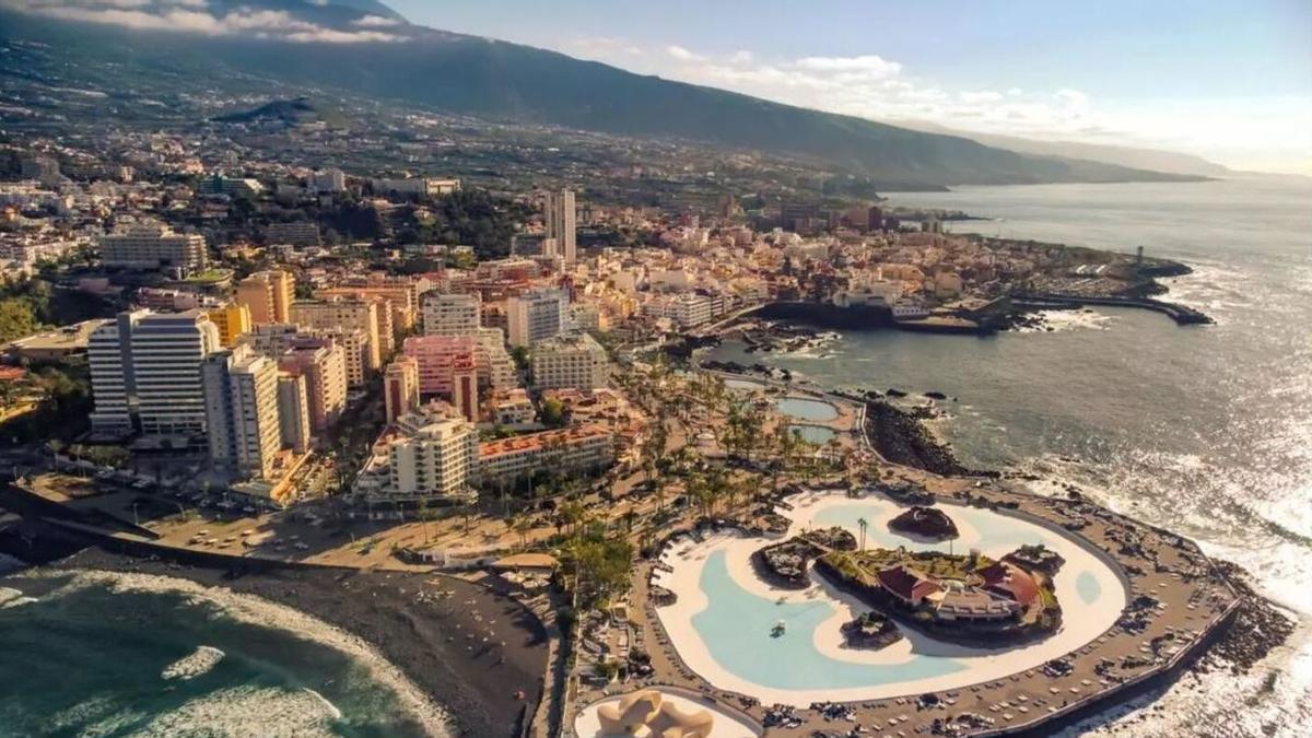 Panorámica de Puerto de la Cruz, en Tenerife