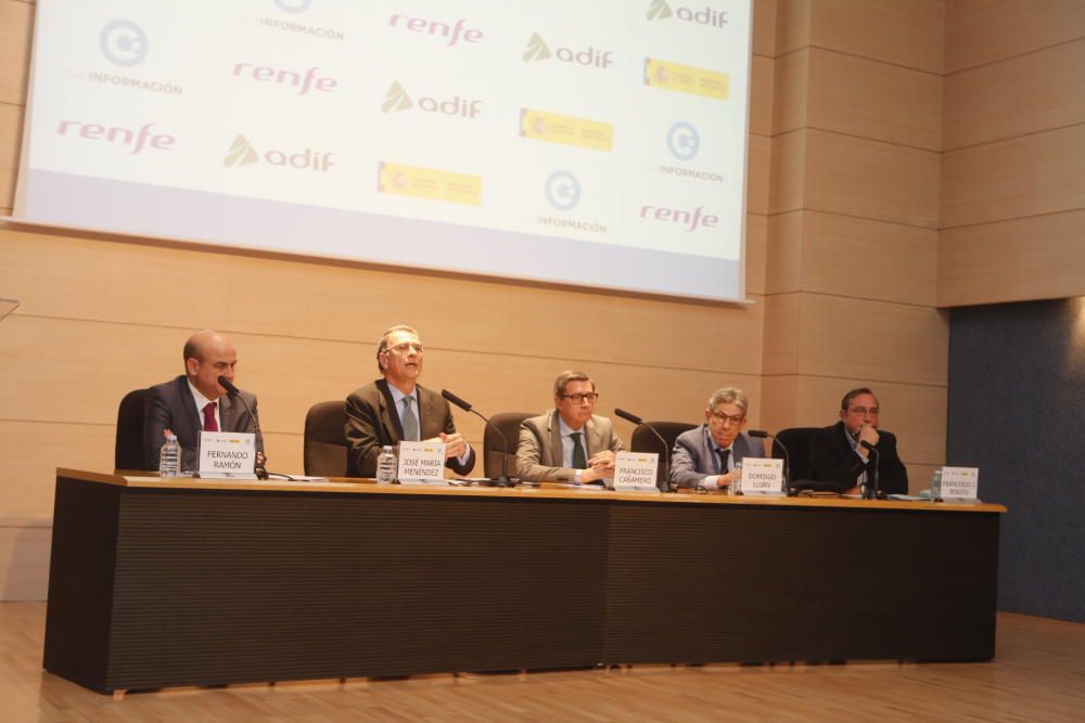 Jornada sobre el ferrocarril y su futuro en Alicante