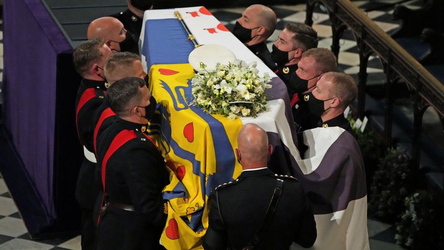 Funeral del duque de Edimburgo en la capilla de San Jorge