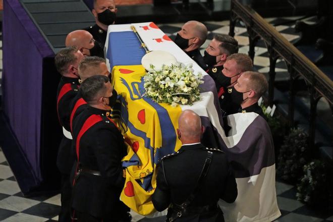 Funeral del duque de Edimburgo en la capilla de San Jorge