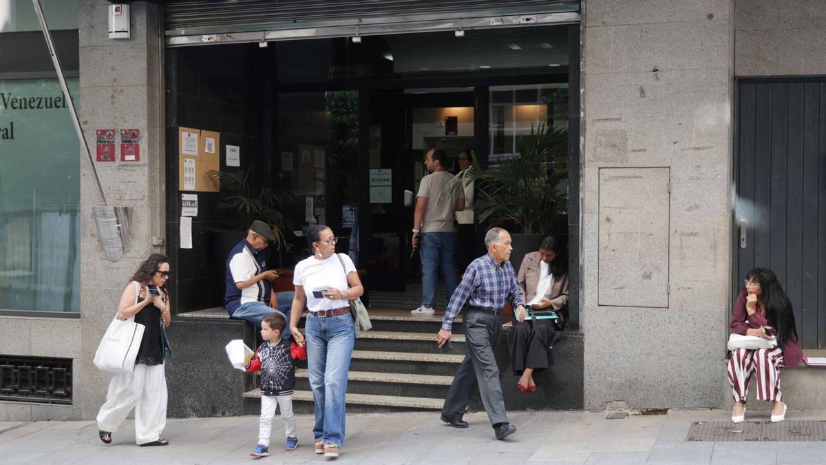 El consulado de Venezuela en Vigo