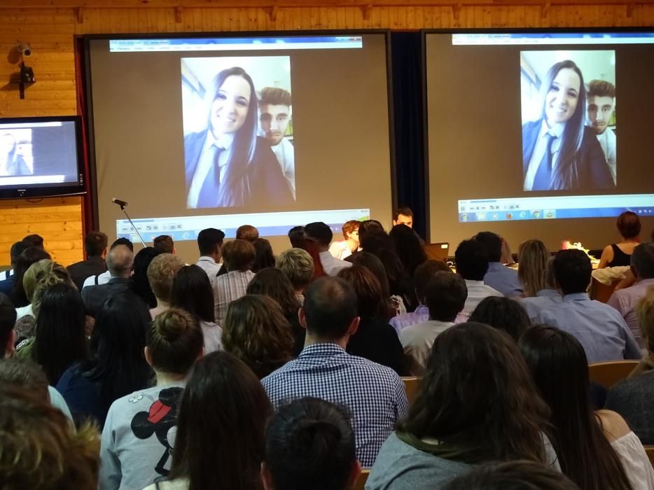 Ceremonias de graduación de Bachillerato en varios institutos de Avilés y Corvera