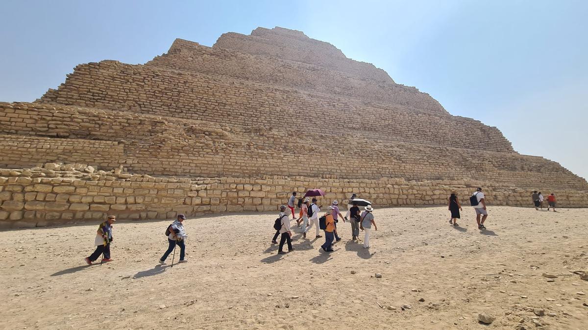 Viaje organizado por Arqueonet a Saqqara, Egipto