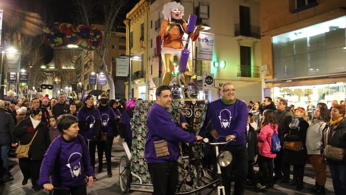 Fotografía de la rúa del Carnaval de Vilanova i la Geltrú, facilitada por el ayuntamiento.