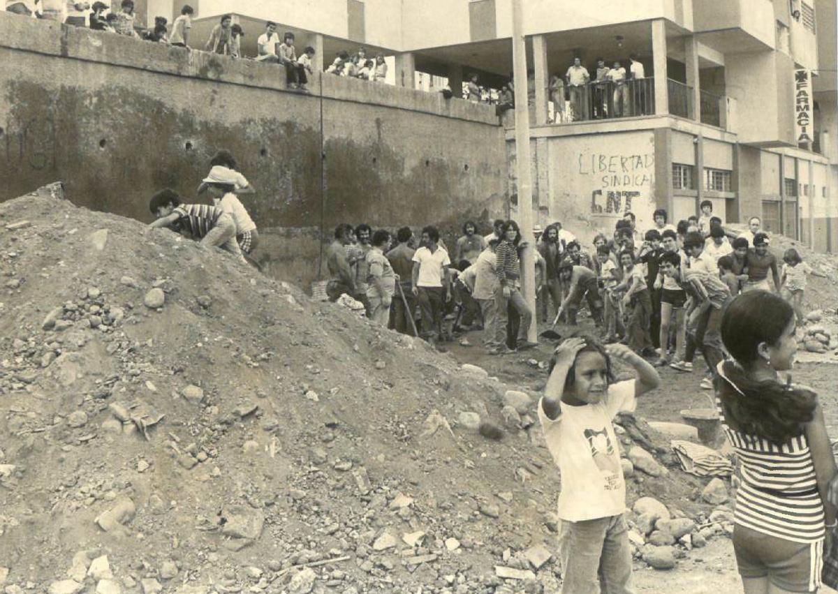 Así era el Polígono de San Cristóbal en los años 70