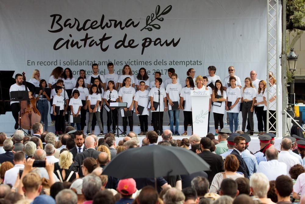 Actes commemoratius del 17-A a Barcelona
