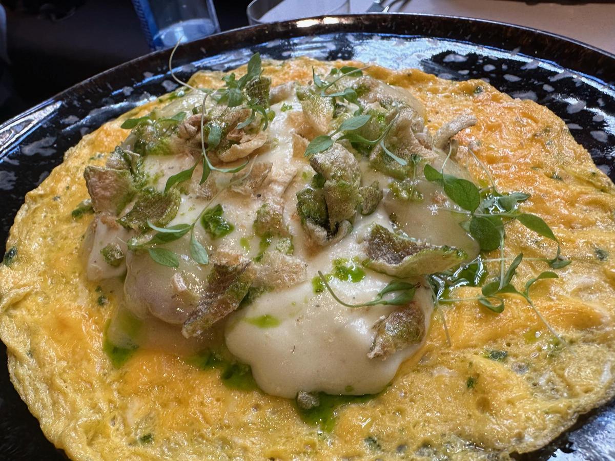 Tortilla de bacalao de flama