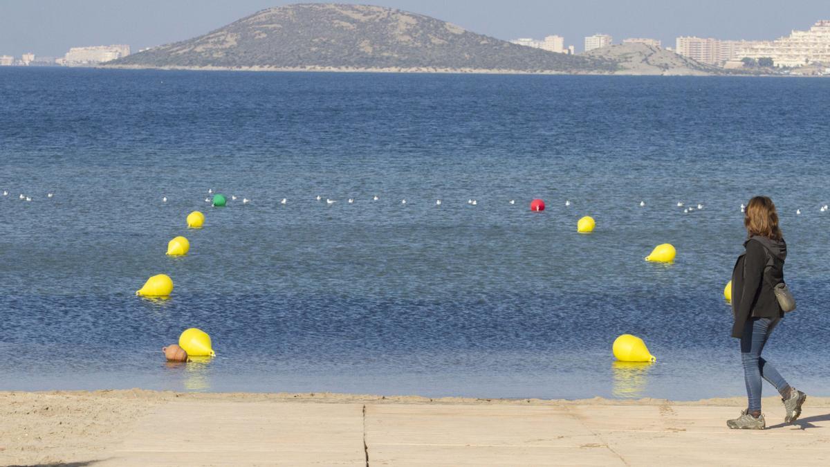 Punto de acceso para barcos instalado en La Manga en 2018.