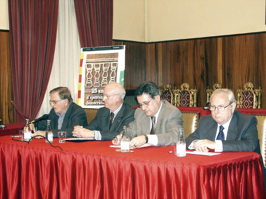 Miquel Esteba, Marià Lorca, Joan Armangué i Eduard Puig Vayreda (d'esquerra a dreta)