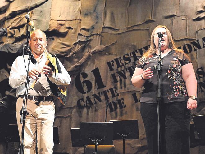 Sonó "¡Puxa Asturias!" en el Festival del Cante de las Minas de La Unión.