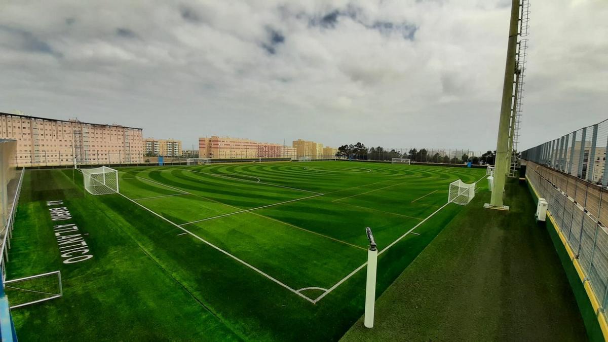 Campo de fútbol Parque Atlántico, en Las Palmas de Gran Canaria.