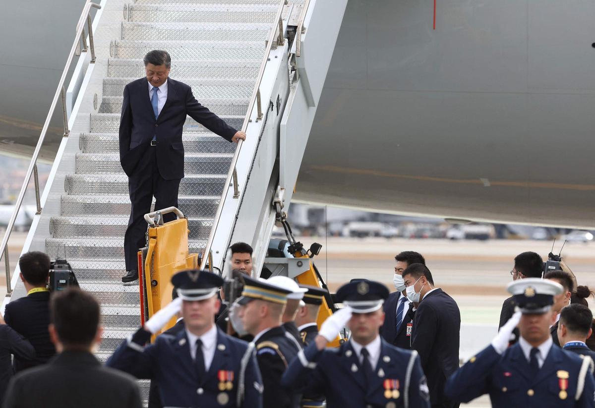 Xi Jinping llega a San Francisco para reunirse con Biden