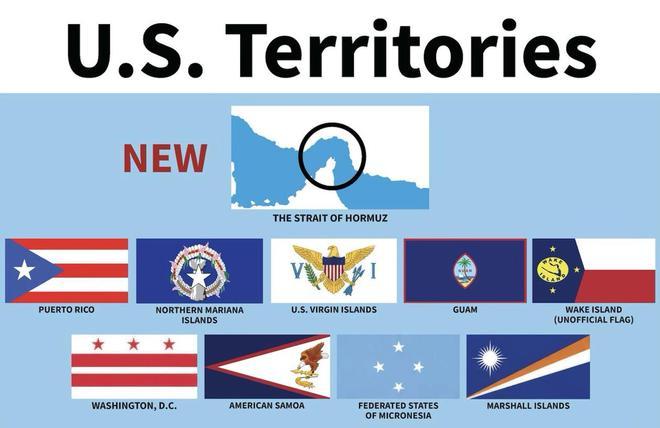 Trump se adjudica el estrecho de Ormuz como "nuevo" territorio de Estados Unidos