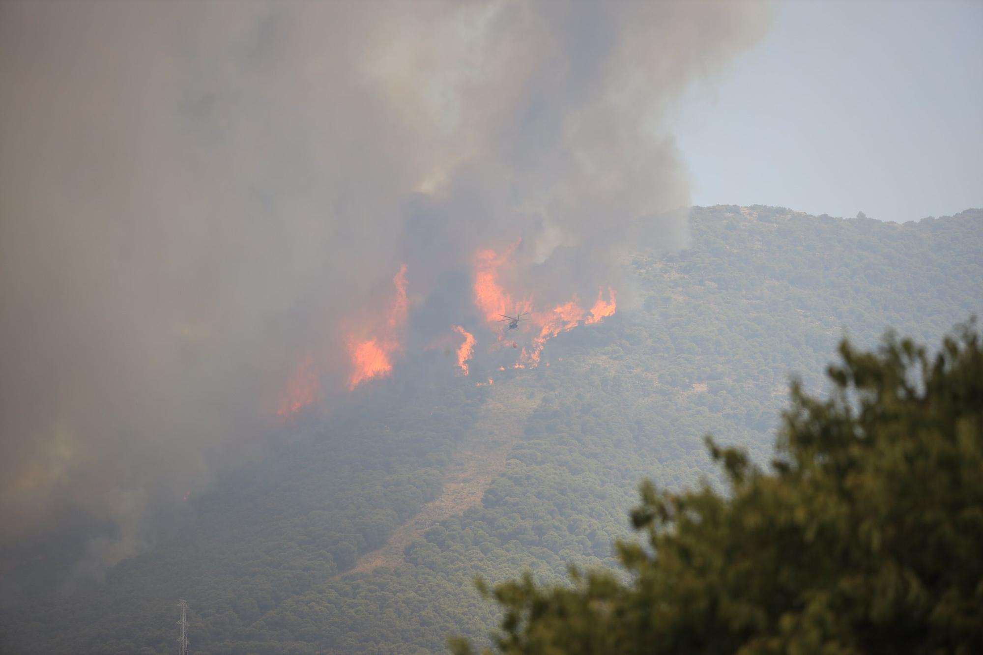 Declarado un incendio en la Sierra de Mijas