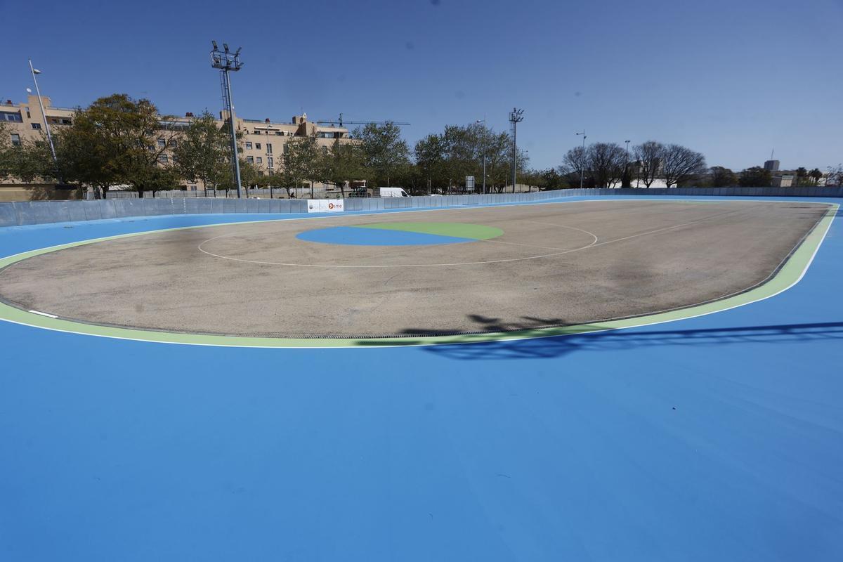 La pista de patinaje de velocidad de Paiporta reparada
