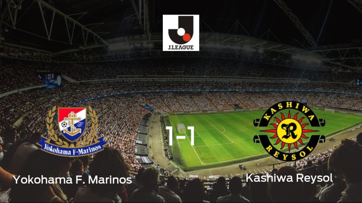 Empate entre el Yokohama F. Marinos y el Kashiwa Reysol (1-1)