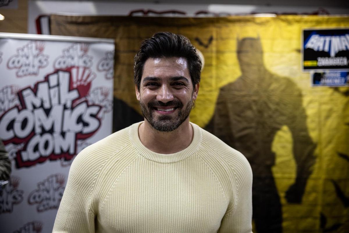 Jorge Jiménez, este sábado, en Milcomics en Zaragoza.