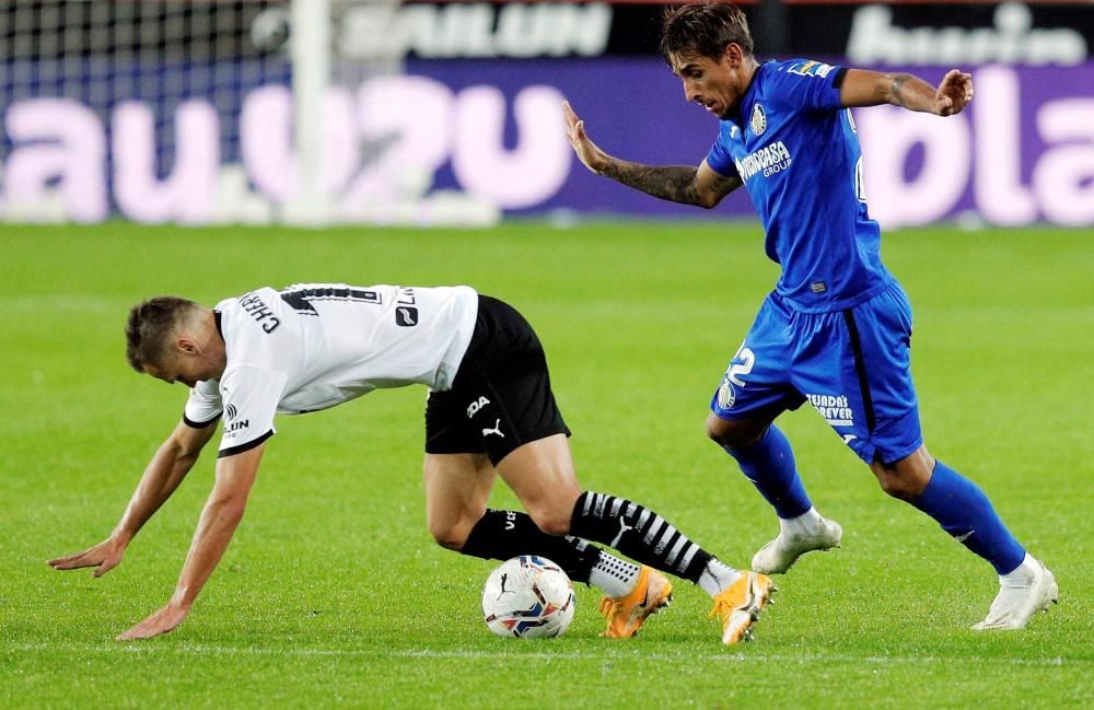 Valencia - Getafe: Las mejores fotos del partido