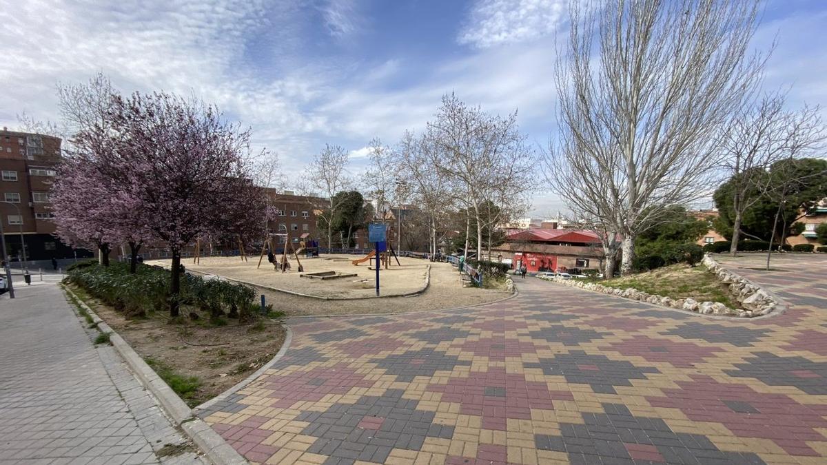 Parque Pico de la Maliciosa, uno de los espacios que serán reformados en Puente de Vallecas.