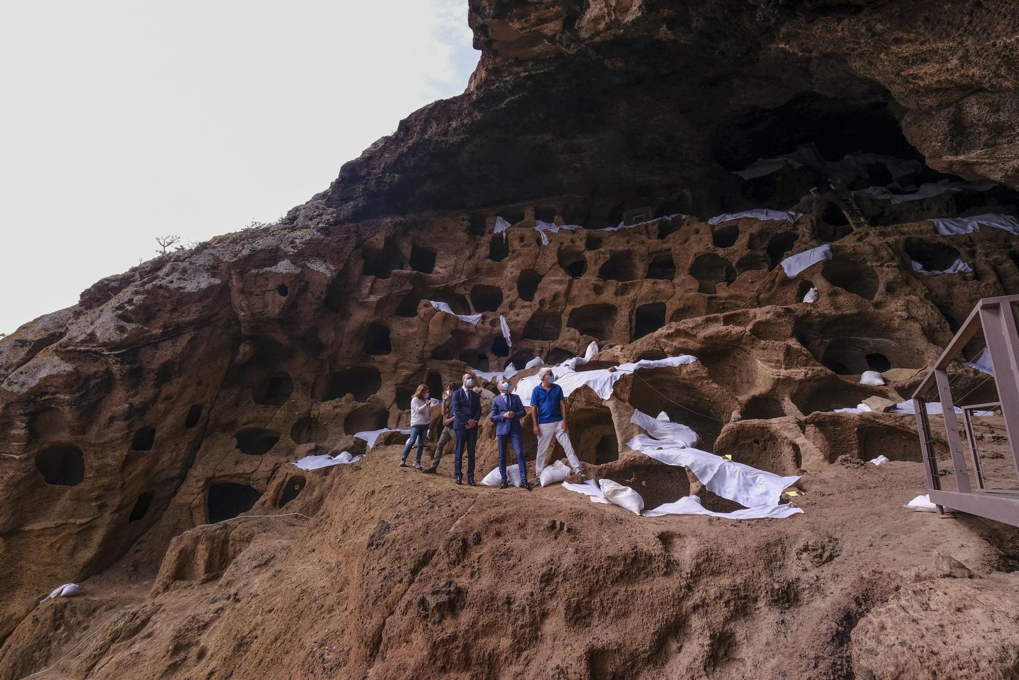 Trabajos de protección en el Cenobio Valerón