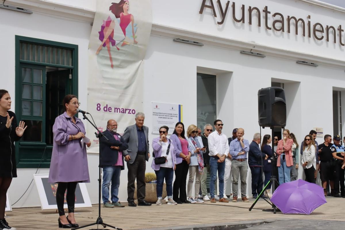 Celebración del 8M en Tías