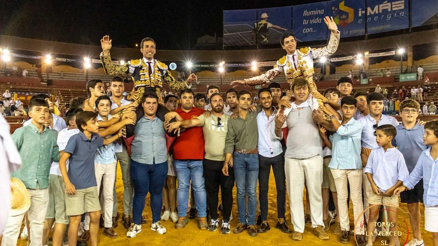 Triunfo arrollador de David de Miranda en Huelva y buen debut de Marco Pérez en La Merced