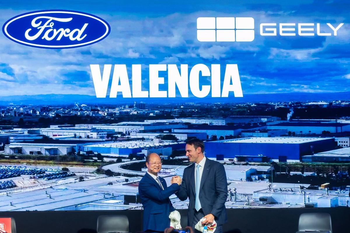 Ford y Geely compartirán la propiedad de la factoría de Almussafes y producirán cinco modelos en 2028