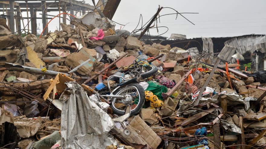 Setze morts en l&#039;esfondrament d&#039;un edifici al Camerún