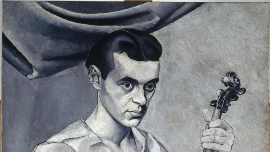 &quot;Retrato&quot; de Luis Fernández, obra invitada cedida por el Museo Reina Sofía de Madrid