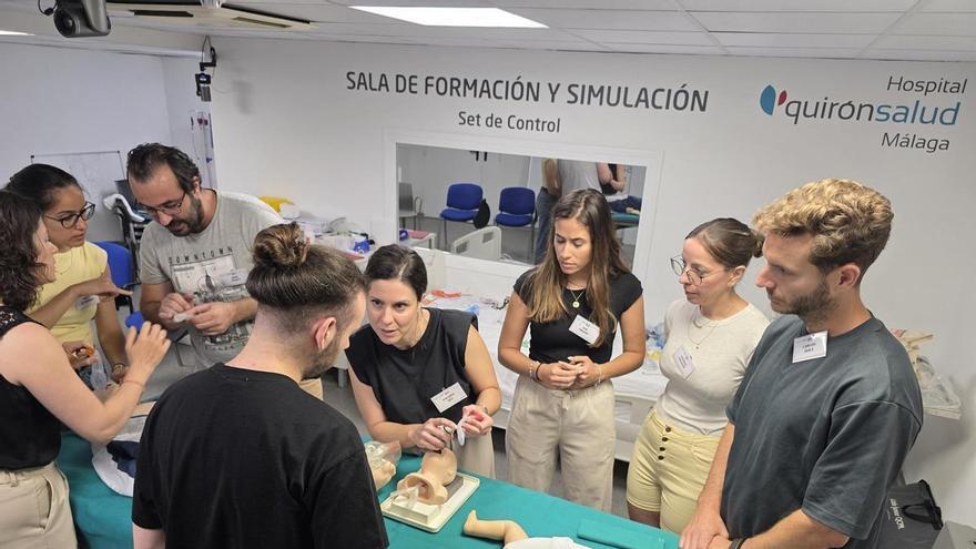 Quirónsalud Málaga acoge un curso europeo de soporte vital a