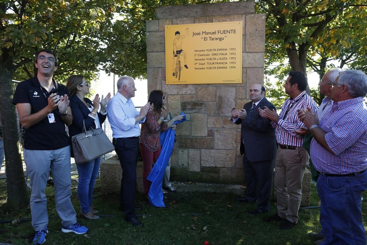 HOMENAJE A JOSE MANUEL FUENTE "EL TARANGU". CICLISMO. VUELTA CICLISTA A ESPAÑA. ETAPA DEL NARANCO