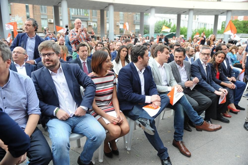 Albert Rivera, líder de Ciudadanos, en Murcia