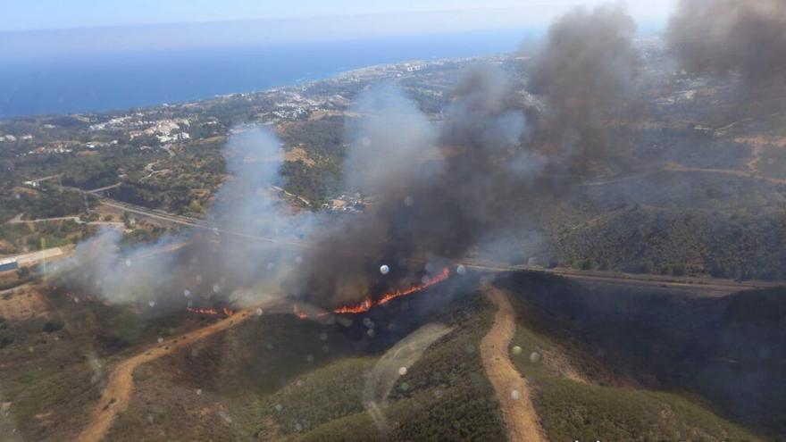 Detenido en Marbella por dos incendios forestales, uno de ellos que afectó a la Sierra de las Nieves