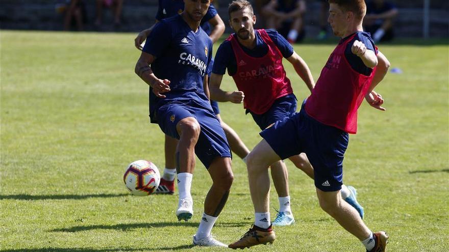 El Real Zaragoza cierra su concentración en Boltaña