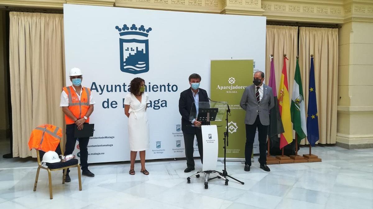 Un grupo de arquitectos técnicos voluntarios ayudará en las catástrofes en Málaga