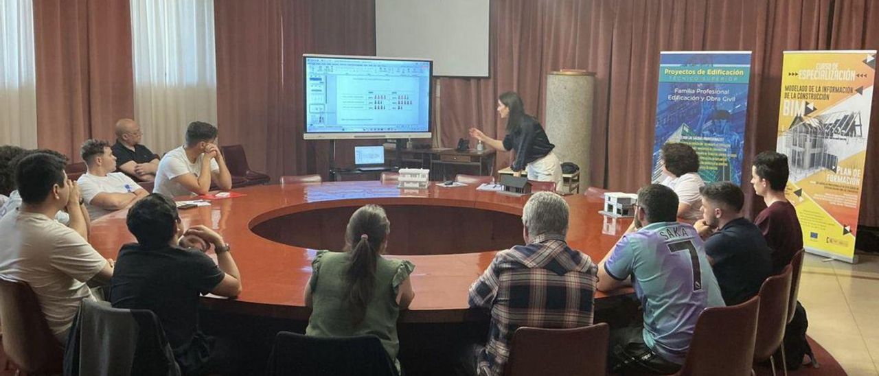 Un momento de las jornadas realizadas en el IES Universidad Laboral.