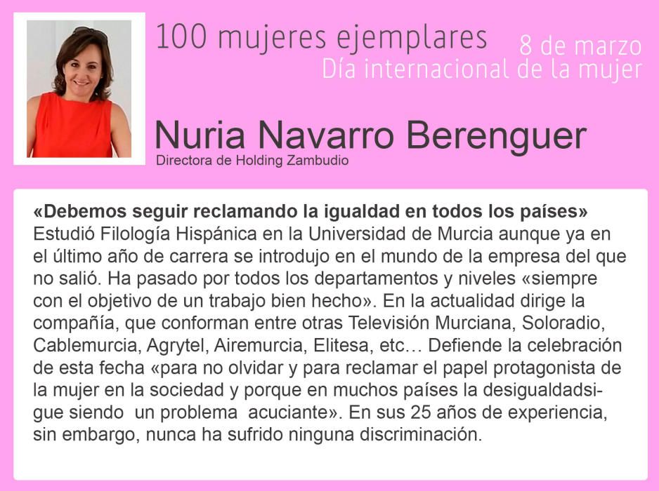 8 de marzo: 100 mujeres de aquí